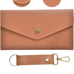 your gift studio Casual Tan Clutch image 3
