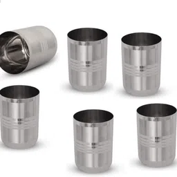 uniwell (Pack of 6) M_SS_SL_TCH_GLASS_6PC_1761589666_117 Glass Set Water/Juice Glass image 2