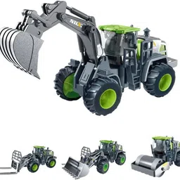 skbd Unbreakable Construction Excavator Pack 4 Kids bulldozer Set SKD-picture-31