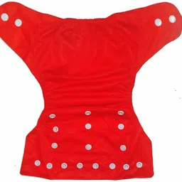 vsol All In One Size, Washable, Reusable, Adjustable, Solid Color, Pocket Cloth Diapers Multiple Colors for Newborns, Infants & Babies. 0 - 3 years. (08 Diapers) image 2