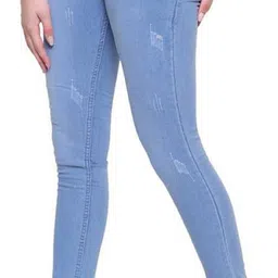 tyffyn Women Slim High Rise Light Blue Jeans-picture-38