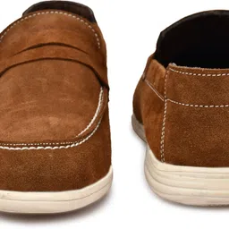 g l trend 100% Genuine Suede Leather Handmade Casual Stylish Trending Penny Loafer Shoe Loafers For Men image 1