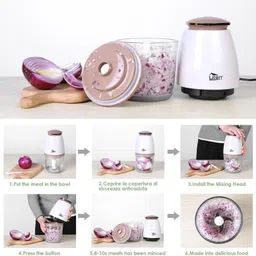 kaku Electric Chopper for Vegetables/fruit/juice Processor Meat Crusher, Grinder_A5GF Electric Vegetable & Fruit Chopper image 5