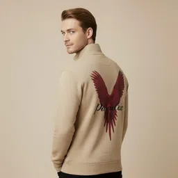 clothy Men Full Sleeve Printed Sweatshirt image 3