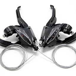 bonkerz Bicycle Gear Shifter 3x7 Speed Alloy Shifters for 21 Speed Cycles Bicycle Brake Disk-picture-30