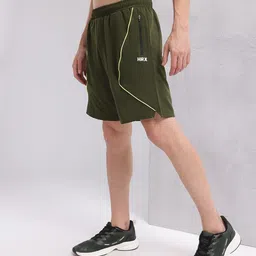 hrx by hrithik roshan Printed Men Green Sports Shorts image 3