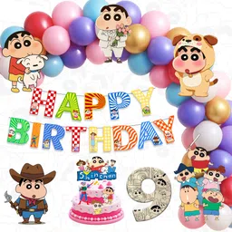 partyjoy Cartoon Cutouts Happy Birthday Decoration Balloons for Kids Party-picture-20