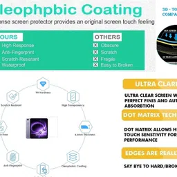 Bigil Tempered Glass Guard for Redmi K Pad 8.8 inch Tablet, Perfect Fit image 2