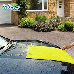 softspun Microfiber Vehicle Washing Cloth image 3