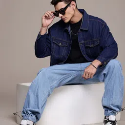 roadster Men Solid Jacket image 4