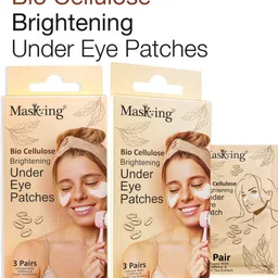 masking Bio Cellulose Under Eye Patches for Dark Circles, Wrinkles, Anti-Aging (3 Pairs) image 4