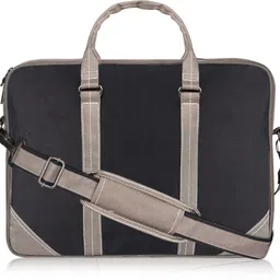 jpenterprises Black Color PVC Coated Fabric 10L Office Laptop Bag For Men & Women JP-BG88 Waterproof Messenger Bag-picture-31