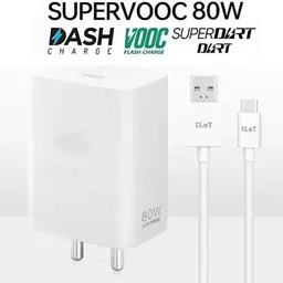 CLAT 80 W SuperVOOC 6 A Wall Charger for Mobile with Detachable Cable-picture-26