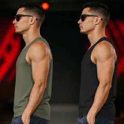 being wanted Pack of 2 Men Vest image 3