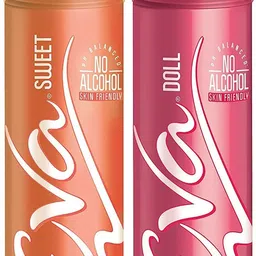 eva Deodorant Spray Sweet and Doll, 125ml each (Pack of 2) Body Spray - For Women-picture-27