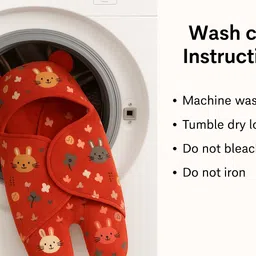 brandonn Baby Sleeping Bag New Born Pack Of wearable Hooded Swaddle Wrapper Sleeping Bag image 5