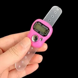 hespa Finger Ring Tally Counter | Mini Digital Clicker for Mantra & Head Count Digital Tally Counter image 1