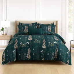 decor2admire Cotton Queen Flat 300 TC Printed Bedsheet-picture-12