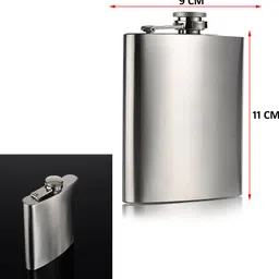 protos india.net Stainless steel Hip Flask image 3