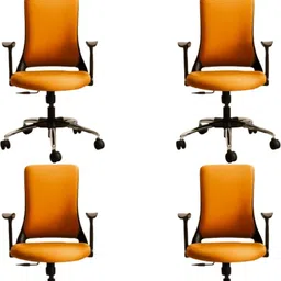 sillabout CROSSOVER Ergonomic Chair,SyncMech,Chrome Base,2-Years Ltd warranty Leatherette Office Arm Chair-picture-35