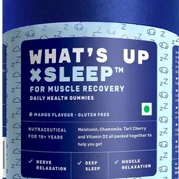 what's up wellness Melatonin Gummies for Sleep, Muscle Recovery & Nerve Relaxation For Men & Women-picture-3