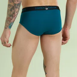 damensch Pack of 2 Feel Mint Cotton V Shape Solid Men Brief image 5
