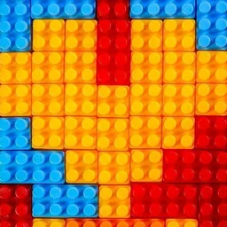 kiddovate DIY Plastic Building Blocks Toys for Kids Puzzle Games for Kids 60 PCs image 4