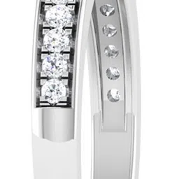 avsar R3733 14kt Cubic Zirconia White Gold ring image 2