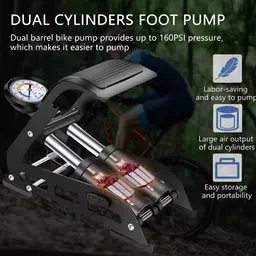 lirgez 161 psi Tyre Air Pump for Car & Bike image 4