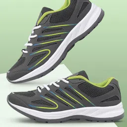 asian Bullet-02 sports shoes for men | Latest Stylish Casual sport shoes for men | running shoes for boys | Lace up Lightweight grey shoes for running, walking, gym, trekking, hiking & party Running Shoes For Men image 1