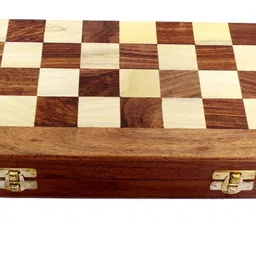 avm Wooden Board 12" Folding With 2.25" Coins 30.48 cm Chess Board image 4