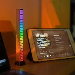 sojuba Music Level Indicator Lights| night lamp| LED light| Table Lamp| USB RGB Light Table Lamp-picture-12