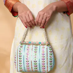 yellow chimes Women Multicolor Potli-picture-10