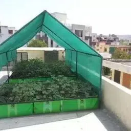 brocode (5Ftx15Ft)-75% Green Shade Net Green Net For Balcony/ Garden/ Plants Net Portable Green House image 3