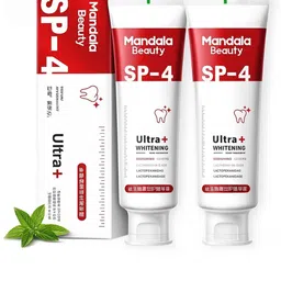 mandala beauty SP-4 Ultra Whitening Probiotic Toothpaste for men and women Toothpaste A99 Toothpaste image 1