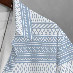 bullmer Men Regular Fit Printed Spread Collar Casual Shirt image 3