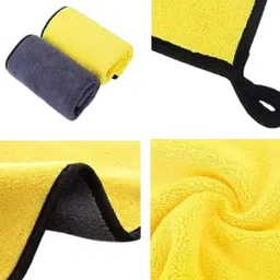 krishna towl Microfiber 800 GSM Bath, Beach, Sport, Hand, Hair, Face Towel Set image 3