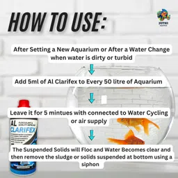 jothi aquatics Aquarium Fish Tank Starter Kit 3x1000ml | AL Solution, Bene Bactor & Clarifex Solvent Aquarium Cleaner image 5
