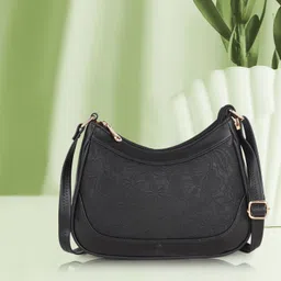 dixon Black Women Sling Bag Stylish Unique Design Shoulder Casual Look Crossbody Women Sling Bag-picture-20