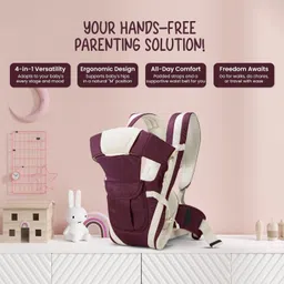 navya enterprise Premium Baby Carrier Bag Ergonomic Infant Carry Bag with Adjustable Baby Cuddler image 2