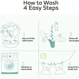 sbts reusable washable adjustable button diaper _260 image 4