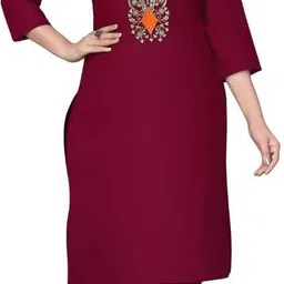 kavya collection Women Cotton Blend Kurti Pant Set image 3