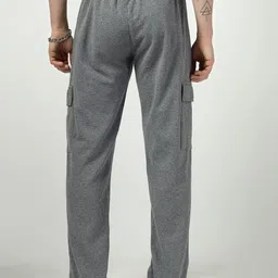unifringe Men Regular Fit Grey Wool Trousers image 2