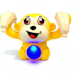uneva Tumbling & Rolling Monkey Toy with Light & Music , Perfect Gift for Kids-picture-12