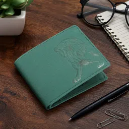 killer Men Trendy, Casual, Evening/Party, Travel, Formal Green Artificial Leather Wallet image 1