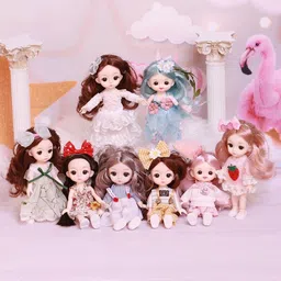 dsr 14/15CM BJD Doll 13 Moveable Jointed 15cm Dolls (Pack of 2)Multi Color image 3