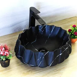 nekstone DESIGNER TABLE TOP COUNTER TOP WASH BASIN 16x16x5.5( MATT FINISH) LIZZA 627 Table Top Basin-picture-17