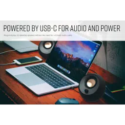 Creative Pebble V3 16W Multimedia Speaker (45 Degree Elevated Drivers, 2.0 Channel, Black) image 4