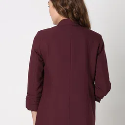 vero moda Women Solid Single Breasted Formal Blazer image 2