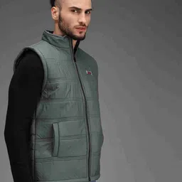 wilkson Men Solid Bomber Jacket image 2